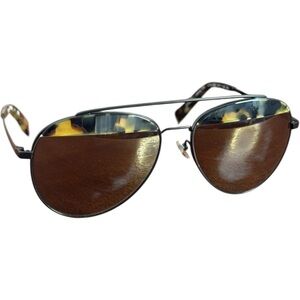 Alain Mikli & Oliver Peoples PAON Tortoiseshell Metal Frame Teardrop